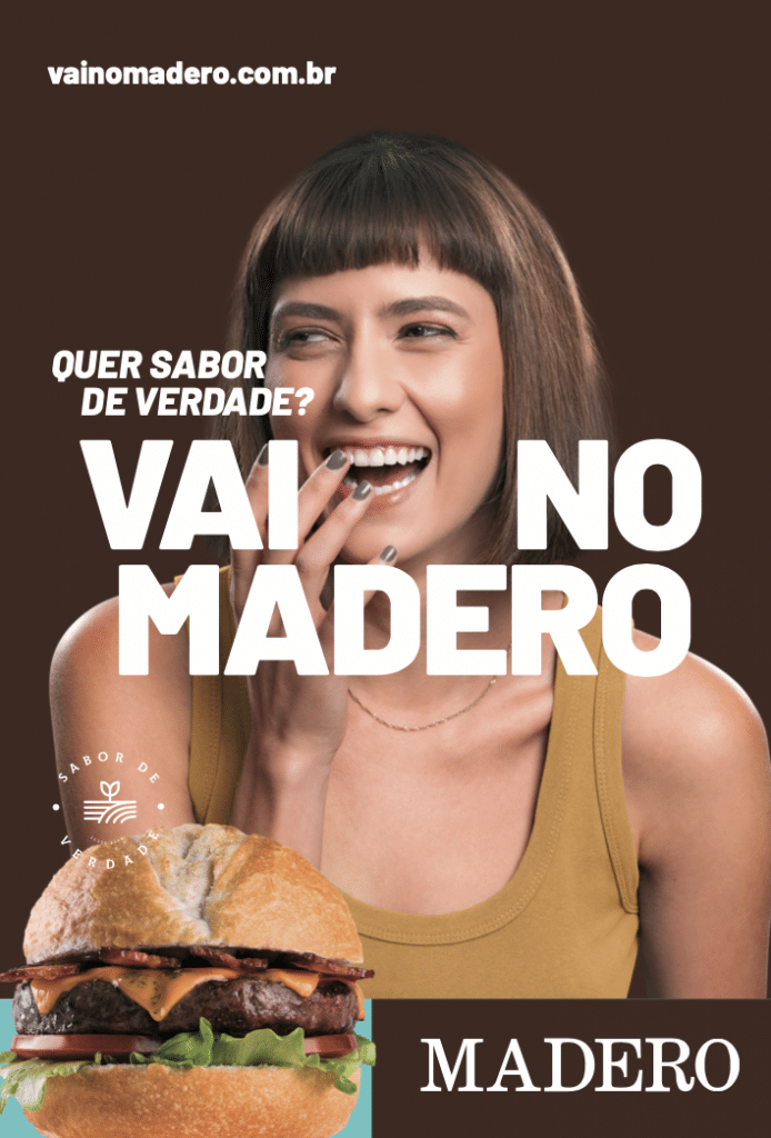 A Madero escolheu a agência brasiliense Moringa para desenvolver sua nova campanha de reposicionamento da marca na Capital Federal.