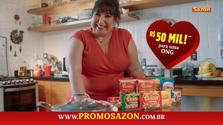 SAZÓN acaba de lançar a Promoção SAZÓN Esquadrão de Prêmios, que conta com a atriz Mariana Xavier estrelando a campanha de divulgação.