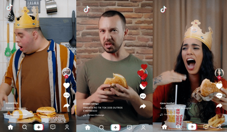 Burger King e TikTok se unem para o lançamento de duas versões de Furioso.