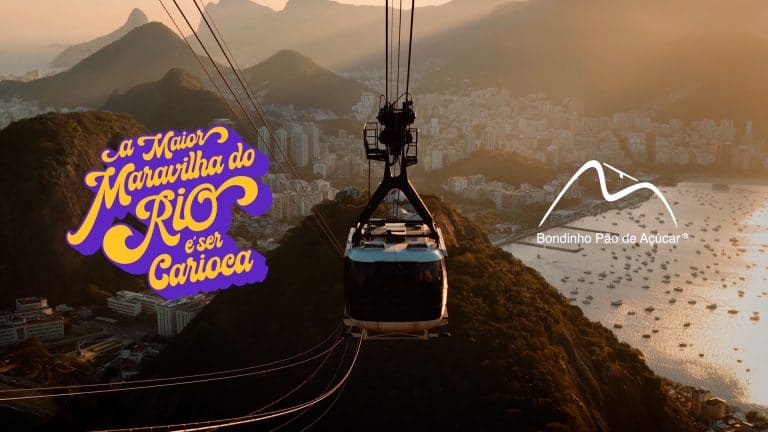 Brick assina nova campanha para o Bondinho do Pão de Açúcar.