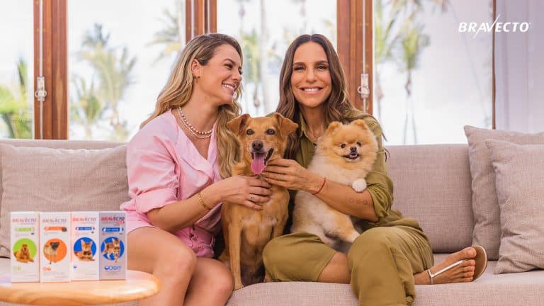 O Bravecto anuncia a chegada de Paolla Oliveira e Ivete Sangalo como embaixadoras e estrelas das próximas campanhas da marca.