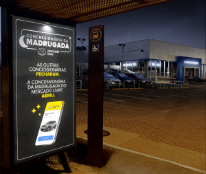 O Mercado Livre lança, com foco na venda digital de automóveis, a Concessionária da Madrugada, em ação idealizada pela GUT São Paulo.
