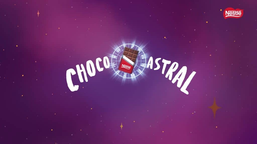 Nestlé cria, em parceria inédita com o Astrolink, nova campanha para inaugurar sua plataforma ChocoAstral, focada na Geração Z.