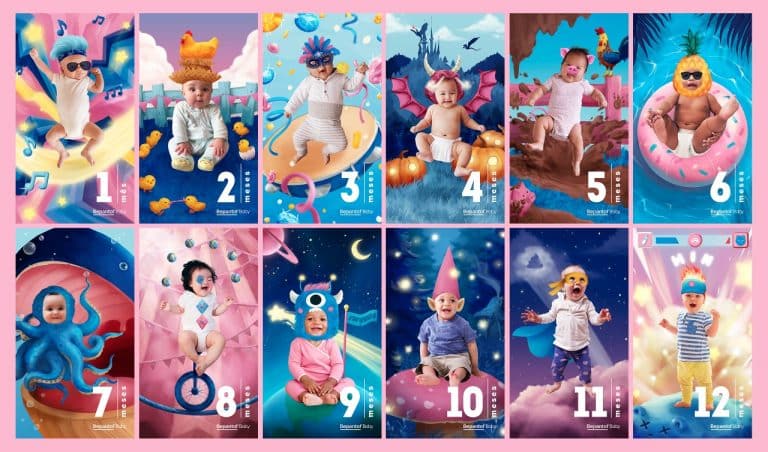 MullenLowe Brasil cria novo filtro de Bepantol Baby para comemorar o “Mesversário”.