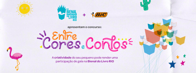 BIC patrocina Bienal do Livro Rio e lança concurso de incentivo à leitura.