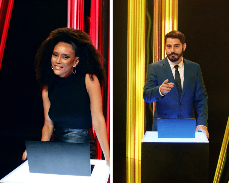Vai de Lenovo: Taís Araujo e Evaristo Costa estrelam campanha da marca.