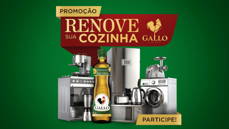 Gallo irá sortear total de R$100 mil reais em prêmios.