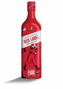 Johnnie Walker apresentou hoje a edição limitada de sua icônica bebida Red Label, inspirada no fenômeno global da Netflix, La Casa de Papel.