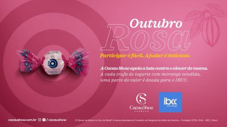 A Cacau Show anunciou a compra de 2.500 unidades de aréolas de silicone grau médico do Projeto Flow, promovido pelo Grupo Natalia Beauty.