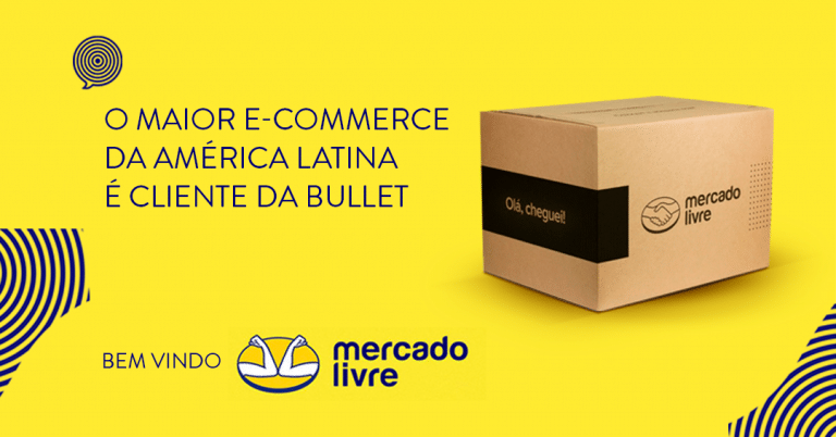 Bullet conquista a conta do Mercado Livre.