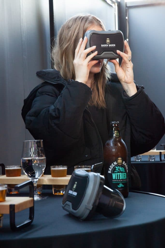Baden Baden promove experiência de degustação em realidade virtual.
