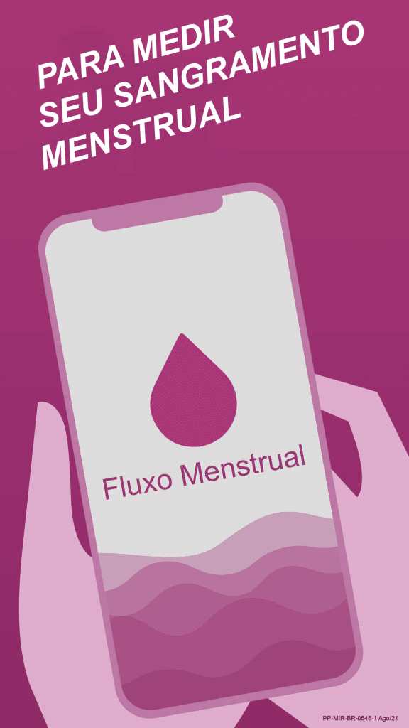 Bayer lança aplicativo para ajudar mulheres a entenderem o fluxo menstrual.