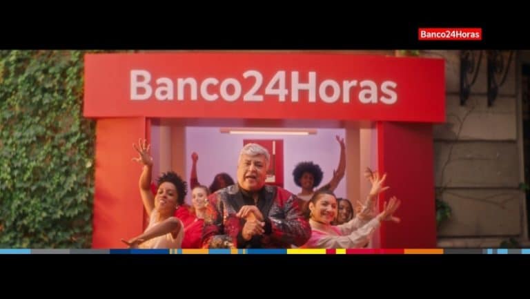 O Banco24Horas cria novo filme publicitário, que conta com regravação da música "Sandra Rosa Madalena", na voz marcante de Sidney Magal.