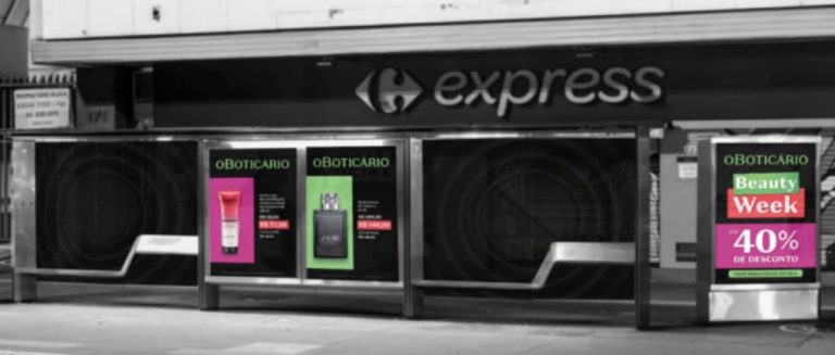 O Boticário irá contar, em sua campanha de divulgação da Beauty Week, com diversos formatos de mídia, entre eles, out-of-home.