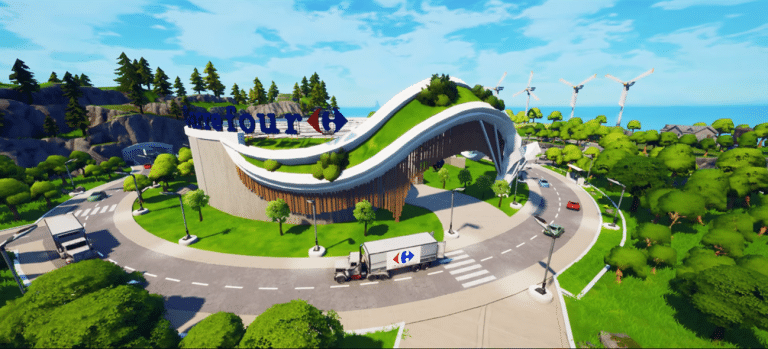 Carrefour lança, no Fortnite, seu próprio mapa criativo, que vai permitir que os jogadores recuperem a vida por meio de alimentação saudável.