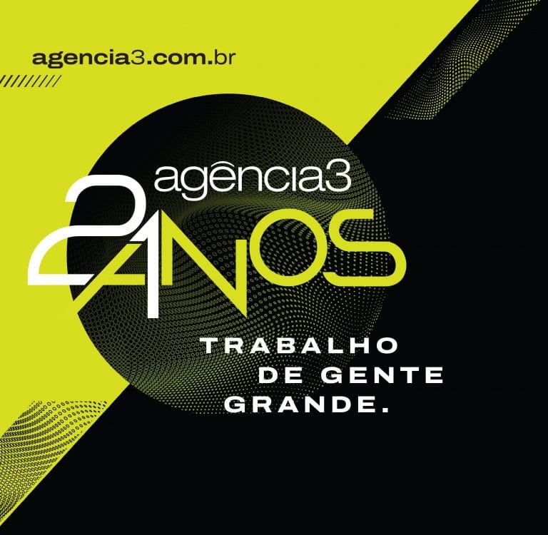 Agência3 comemora 21 anos com novidades e transformações.