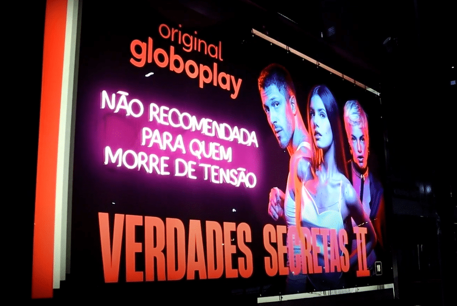 Globoplay leva novela para mídia OOH do Rio de Janeiro e de São Paulo