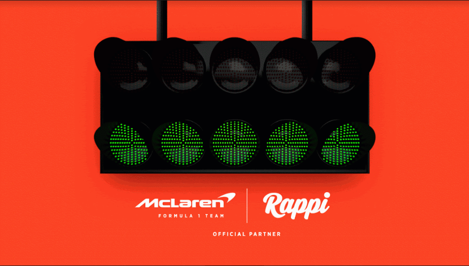 O Rappi entra no grid de largada do GP Brasil em parceria com a McLaren Racing, que promove o Turbo, entrega mais veloz do mercado nacional.