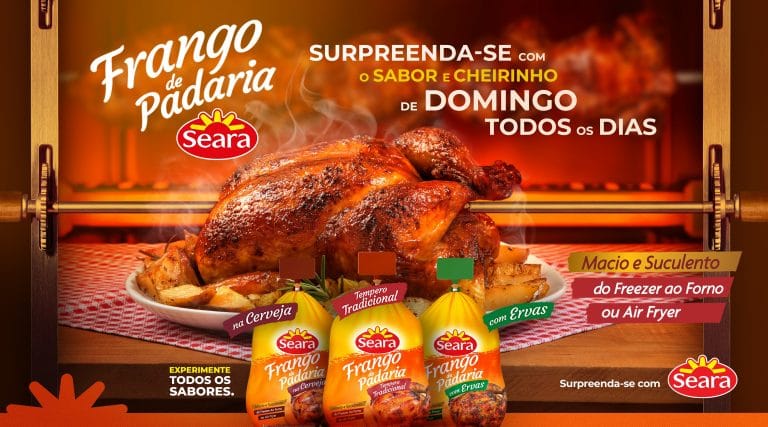 Seara convida as pessoas a relembrarem momentos especiais com o Frango de Padaria Seara, linha de aves congeladas disponível em três versões.