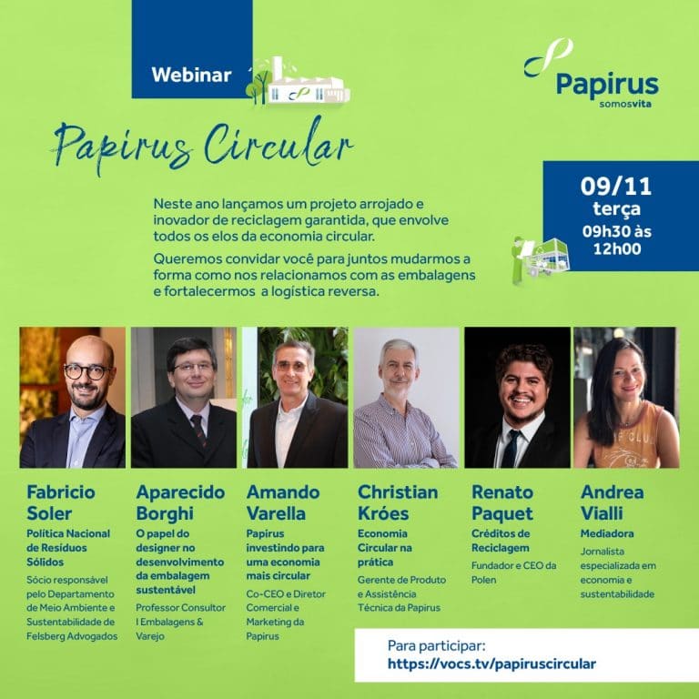 A Papirus apresentou os detalhes de seu projeto de reciclagem garantida, que garante às grandes marcas atestar sua sustentabilidade.