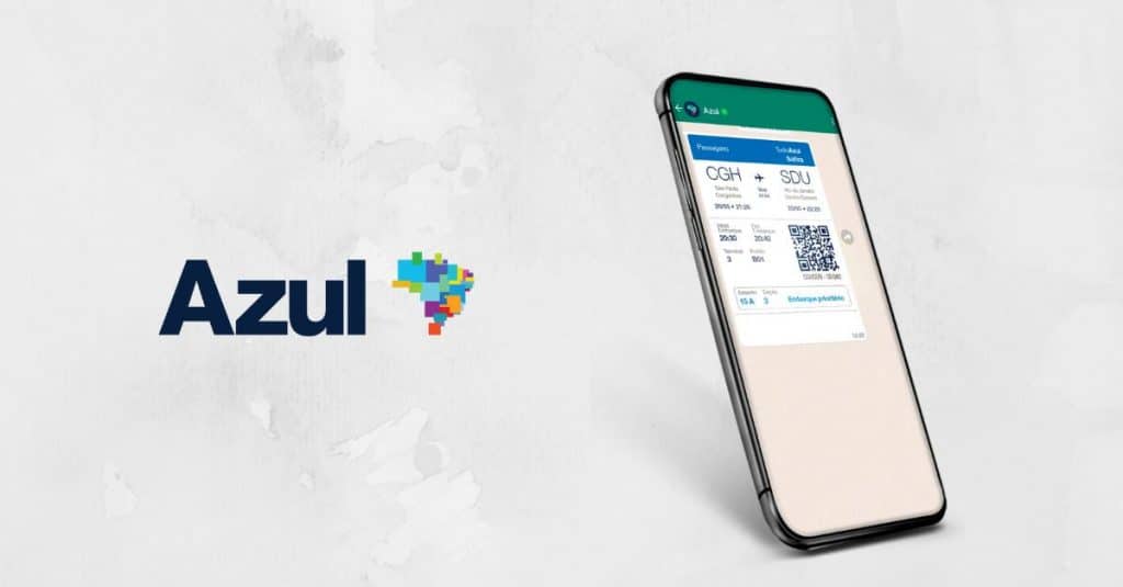 Azul passa a oferecer um serviço que torna a experiência digital mais completa para seus clientes: o check-in automático por WhatsApp.