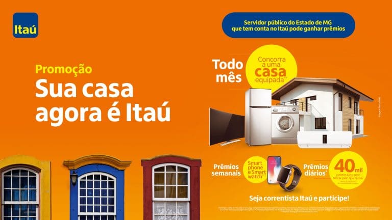 A agência Bullet criou uma nova promoção para o Itaú. A ação foi iniciada nesta semana, e foi nomeada "Sua Casa Agora é Itaú".