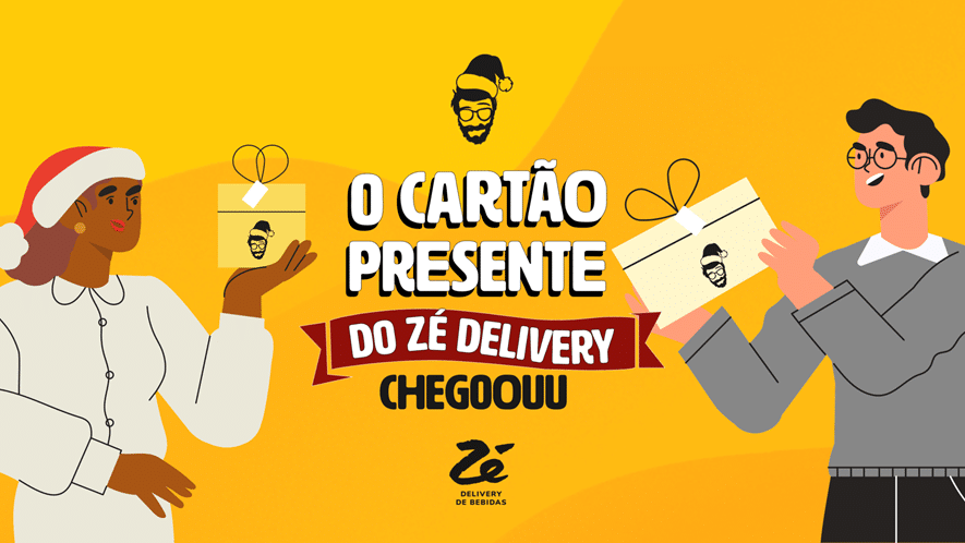 Zé Delivery lança vale-presente para ajudar aqueles que ainda não decidiram o que dar de presente de Natal para amigos/família.