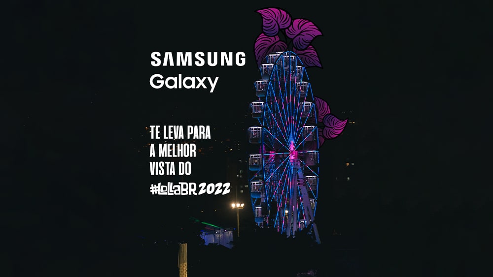 A Samsung, com foco no ecossistema Galaxy, anuncia o patrocínio do Lollapalooza Brasil 2022, um dos maiores festivais de música do mundo.