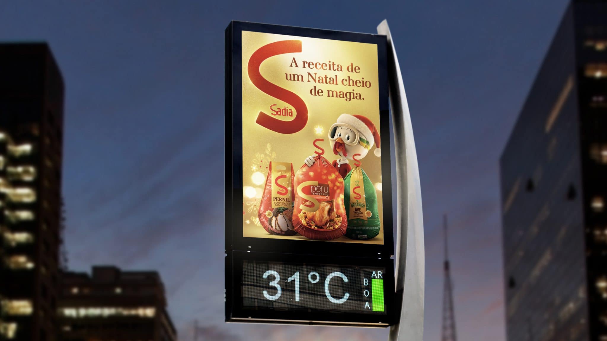 Sadia leva Magia do Natal para as ruas de São Paulo e Rio de Janeiro