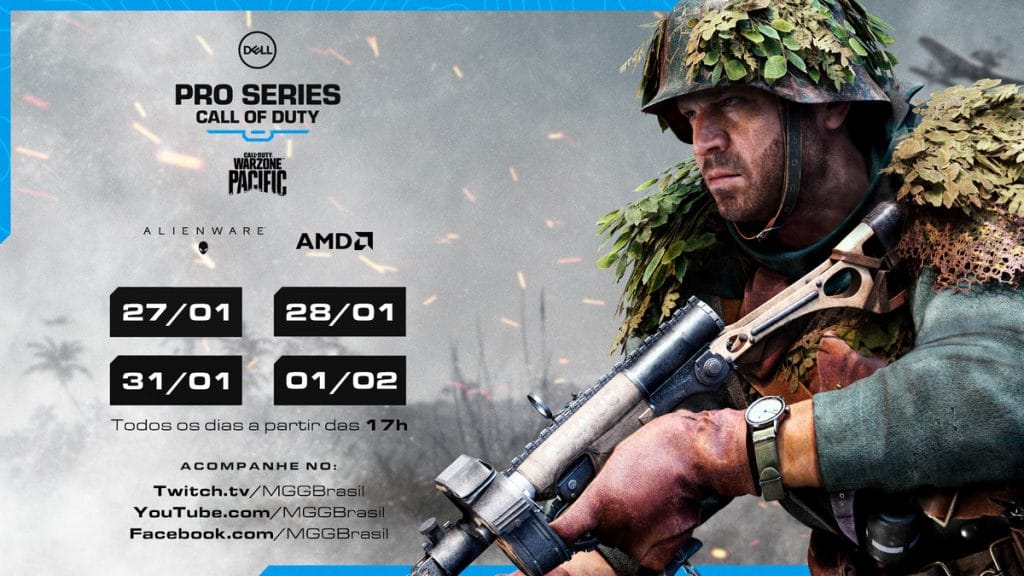 Webedia Brasil e Dell retomam parceria no Dell Gaming Pro Series Call of Duty Season 2.