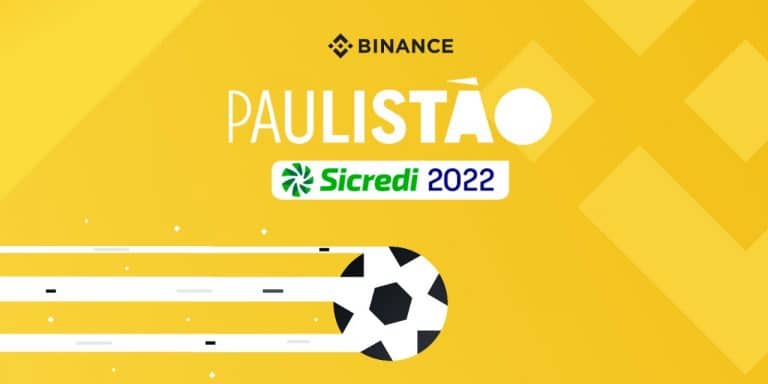 Binance, provedora de infraestrutura para o ecossistema de criptomoedas, é a nova patrocinadora Master do Paulistão Sicredi 2022.