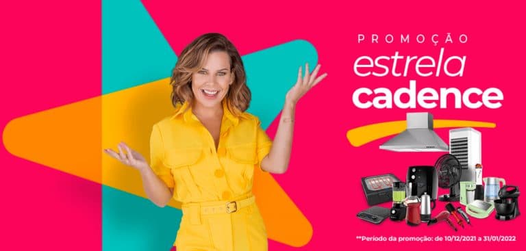 A Cadence estreia a promoção “Estrela Cadence”, na qual, a cada R$ 150 gastos em produtos da marca, será possível concorrer a até R$ 50 mil.