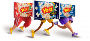 Yoki, aproveitando a onda crescente dos apaixonados por conteúdos de streamings, lançou a campanha "Yoki Maratonista Oficial".