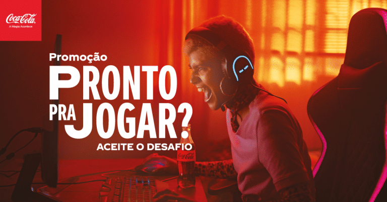 A Coca-Cola lança, nesta segunda-feira, a promoção "Pronto Pra Jogar? Aceite o Desafio", mantendo sua conexão com o universo gamer.