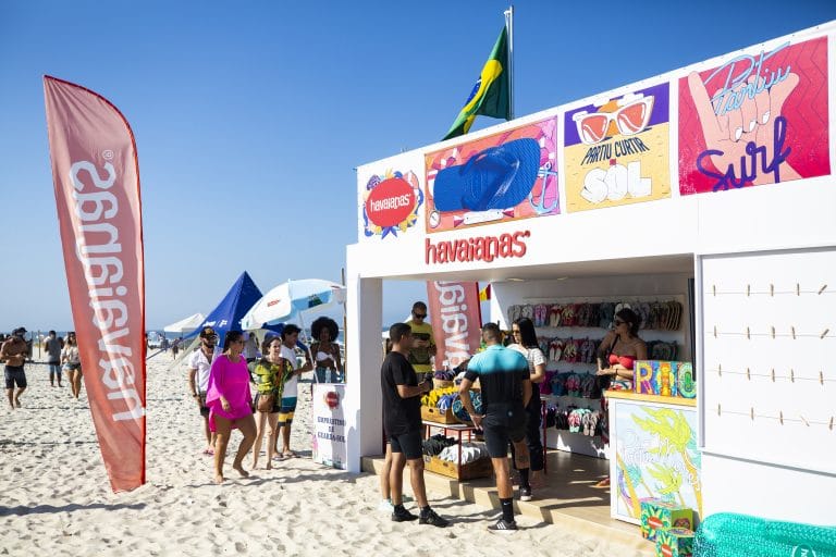 Havaianas é a patrocinadora oficial da WSL.