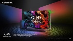 A Samsung transmite, em seus perfis no Facebook e Instagram, uma Live Shop especial dedicada à linha de televisores QLED da marca.