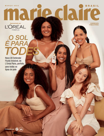 L'Oréal Paris e seu time de embaixadoras digitais se unem em capa digital exaltando a beleza diversa.