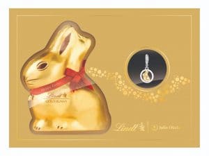 Celebrando 70 anos do Gold Bunny, ícone da Páscoa Lindt, a marca se uniu com a joalheria Julio Okubo para produzir um gift exclusivo.