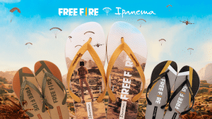 O Free Fire, jogo presente no dia a dia dos seus jogadores, agora traz o seu universo também para os chinelos, com a Garena e Ipanema.