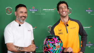 Heineken 0.0 dá as boas-vindas a Daniel Ricciardo.