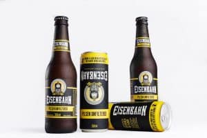 Eisenbahn lança cerveja com embalagem invertida.