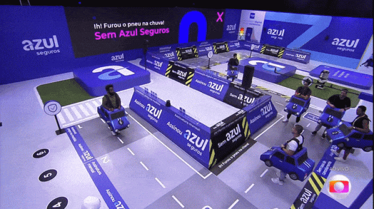 A Azul Seguros patrocinou, na noite do último domingo, dia 17, uma das últimas provas do líder no Big Brother Brasil 22, da TV Globo.