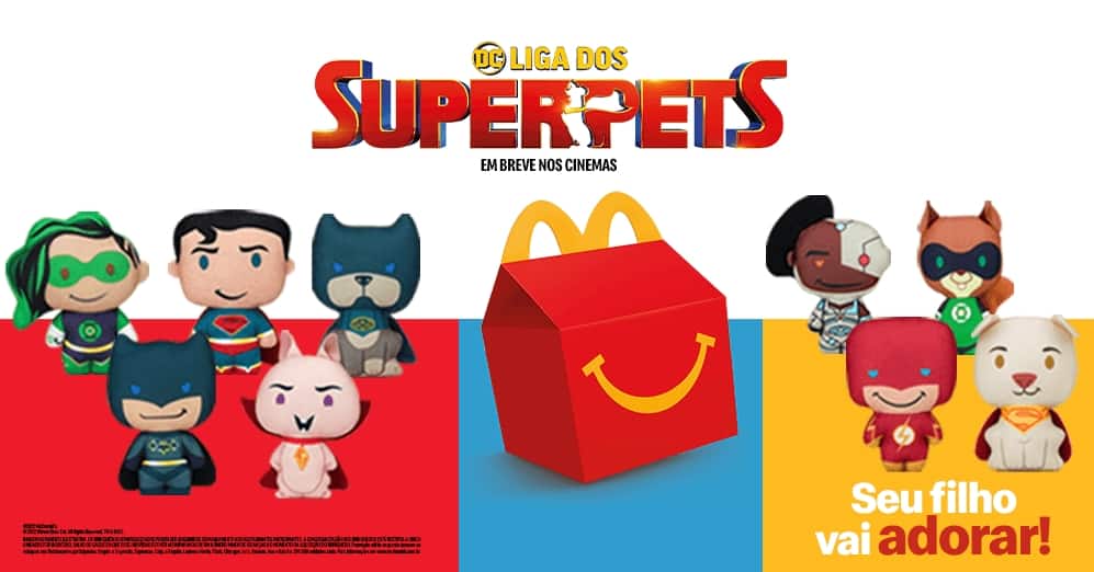 Em nova campanha, McLanche Feliz apresenta personagens de “Super