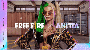 Free Fire e Anitta anunciam colaboração dentro do jogo.