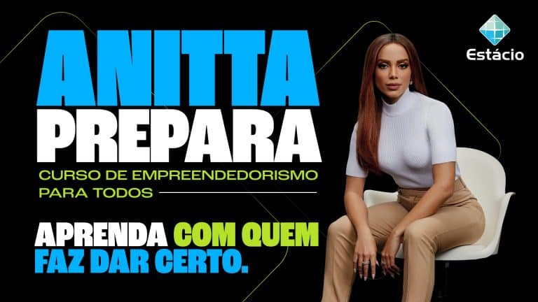 Anitta se une novamente à Estácio, para seguir na missão compartilhada de democratizar a educação e trazer transformações através dela.
