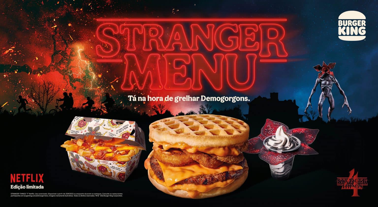 Stranger Drinks Menu Burger King celebra chegada de nova temporada de Stranger Things com o ...