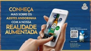 A Andorinha, marca pertencente ao grupo Sovena, está lançando uma nova campanha com a tecnologia de Realidade Aumentada.