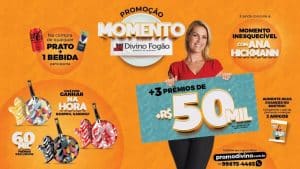 Os consumidores do Divino Fogão já podem concorrer, desde o dia 30 de abril, a diversos prêmios da campanha "Momento Divino Fogão".