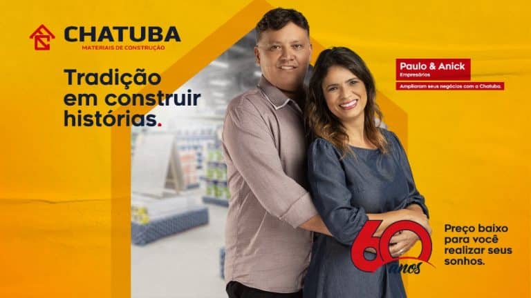 A Chatuba, em um ano especial, marcado pela comemoração de 60 anos acaba de desenvolver sua primeira campanha institucional.