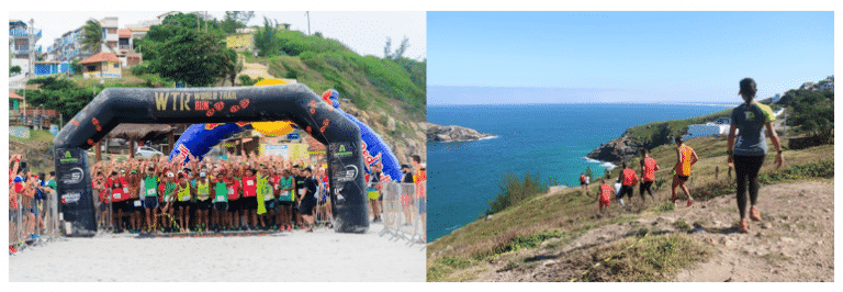 Conhecida como “Caribe brasileiro”, o Arraial do Cabo, na Região dos Lagos (RJ), será palco da 2ª etapa da World Trail Races, neste sábado.
